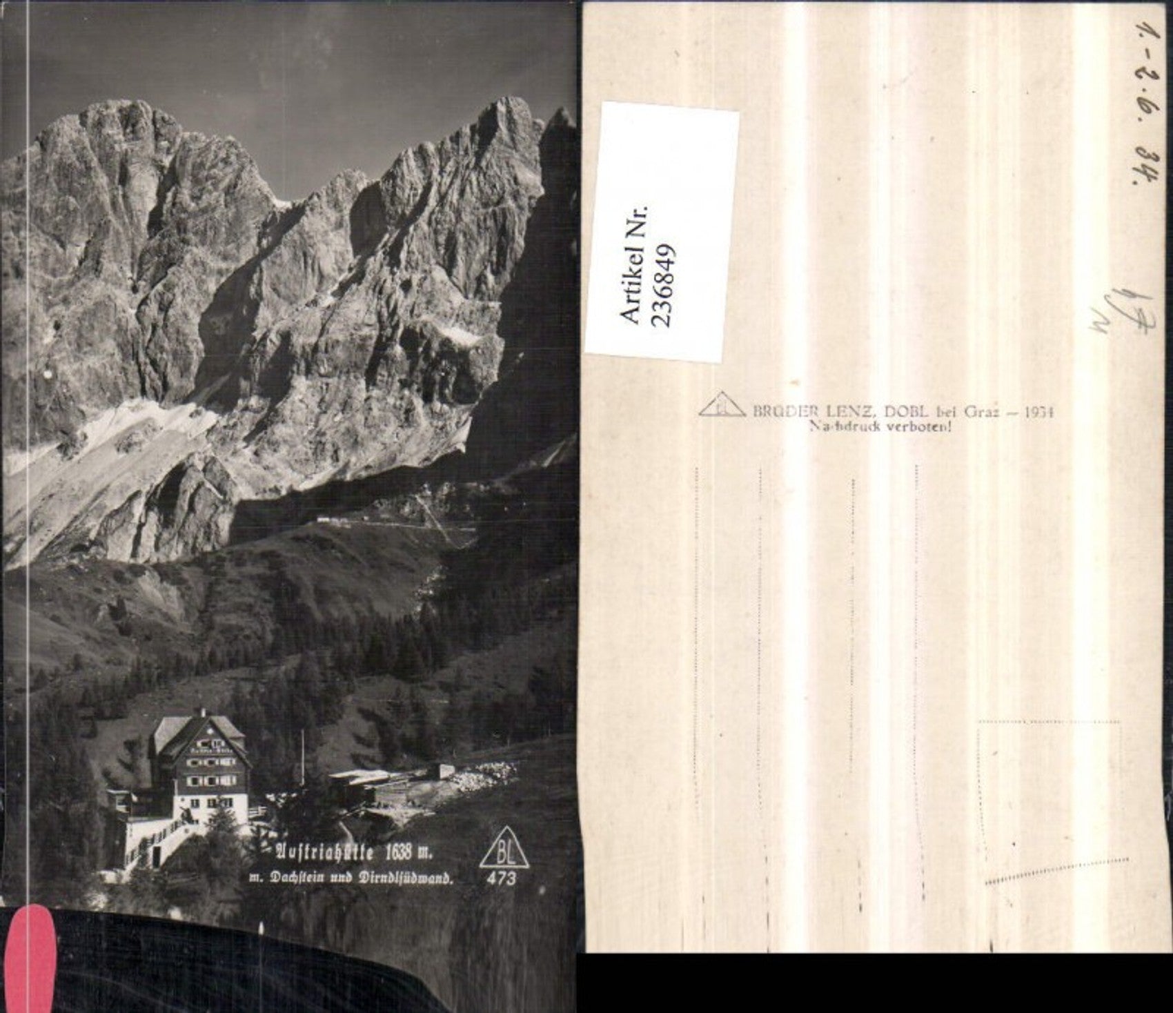 Alte Ansichtskarte – Old Postcard