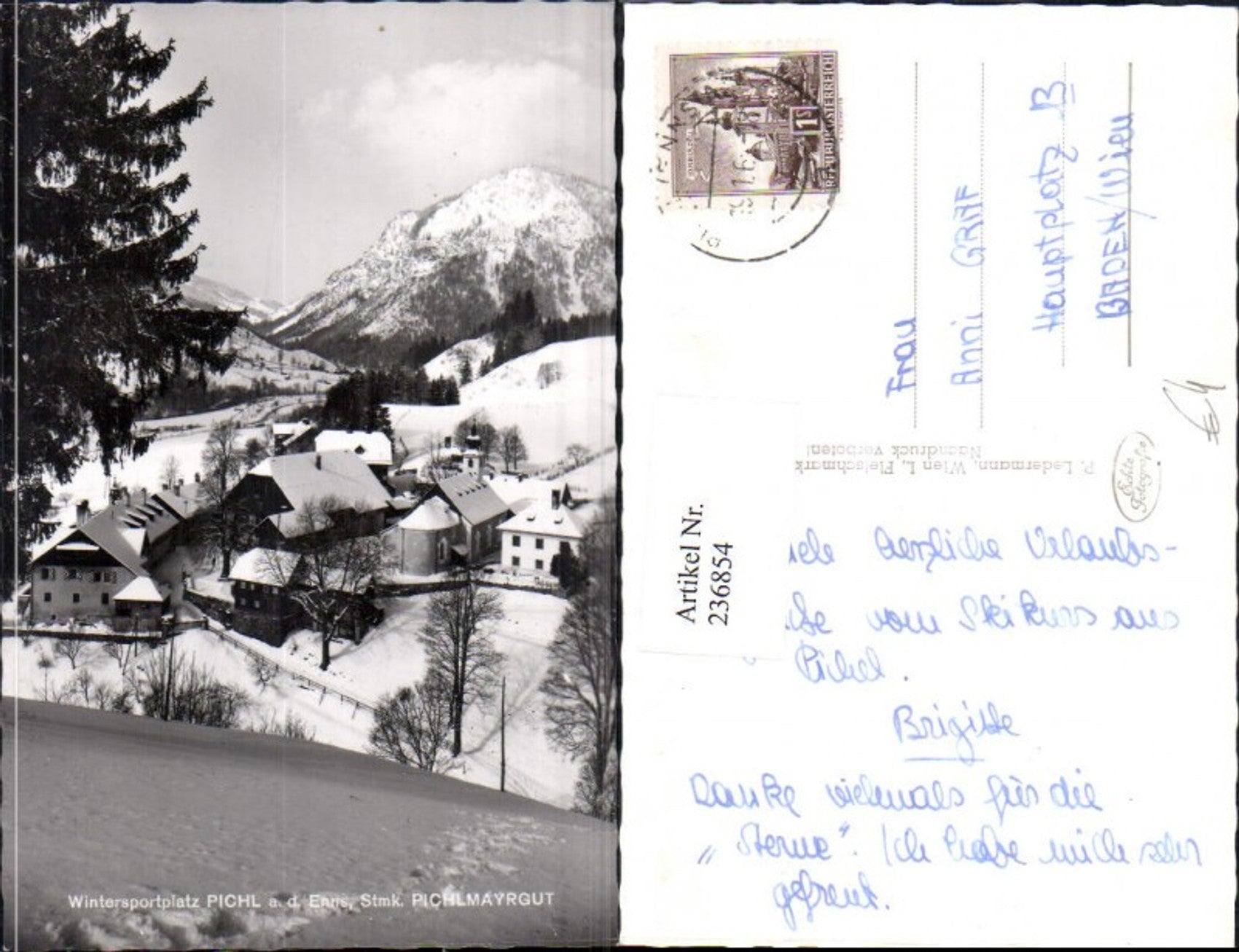 Alte Ansichtskarte – Old Postcard