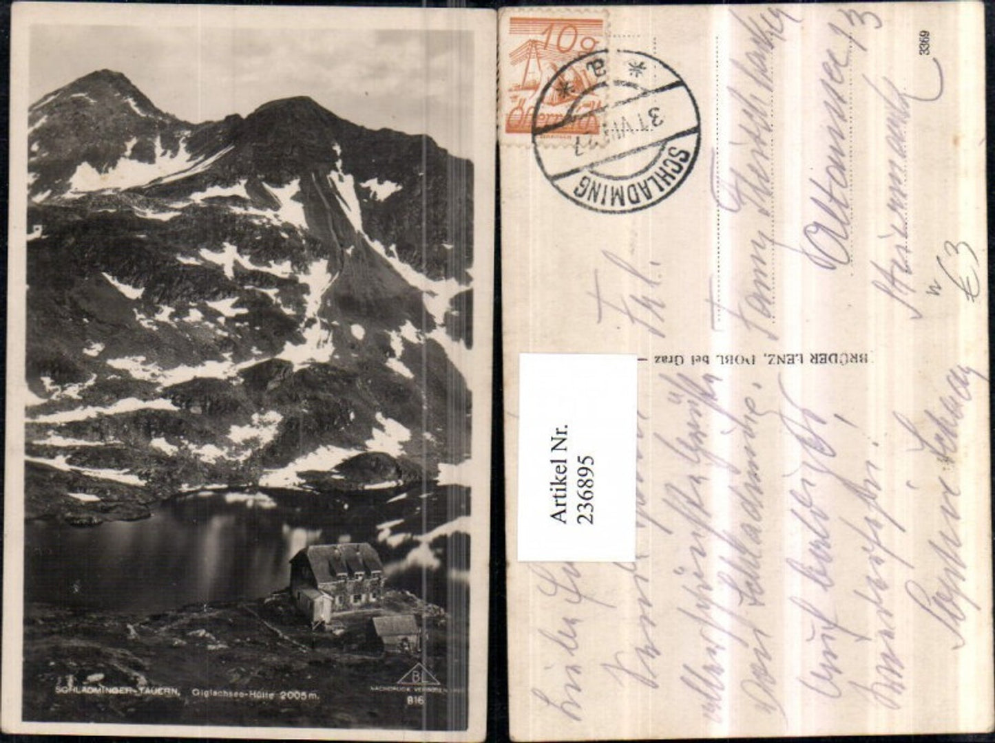 Alte Ansichtskarte – Old Postcard