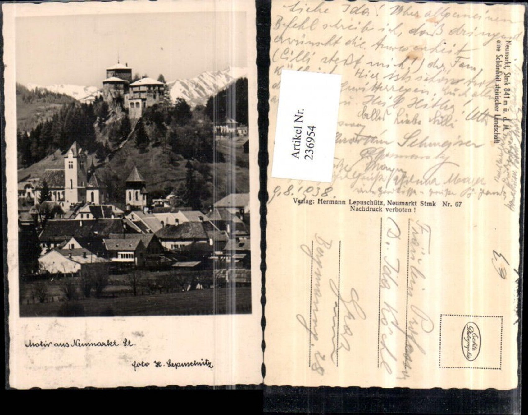 Alte Ansichtskarte – Old Postcard