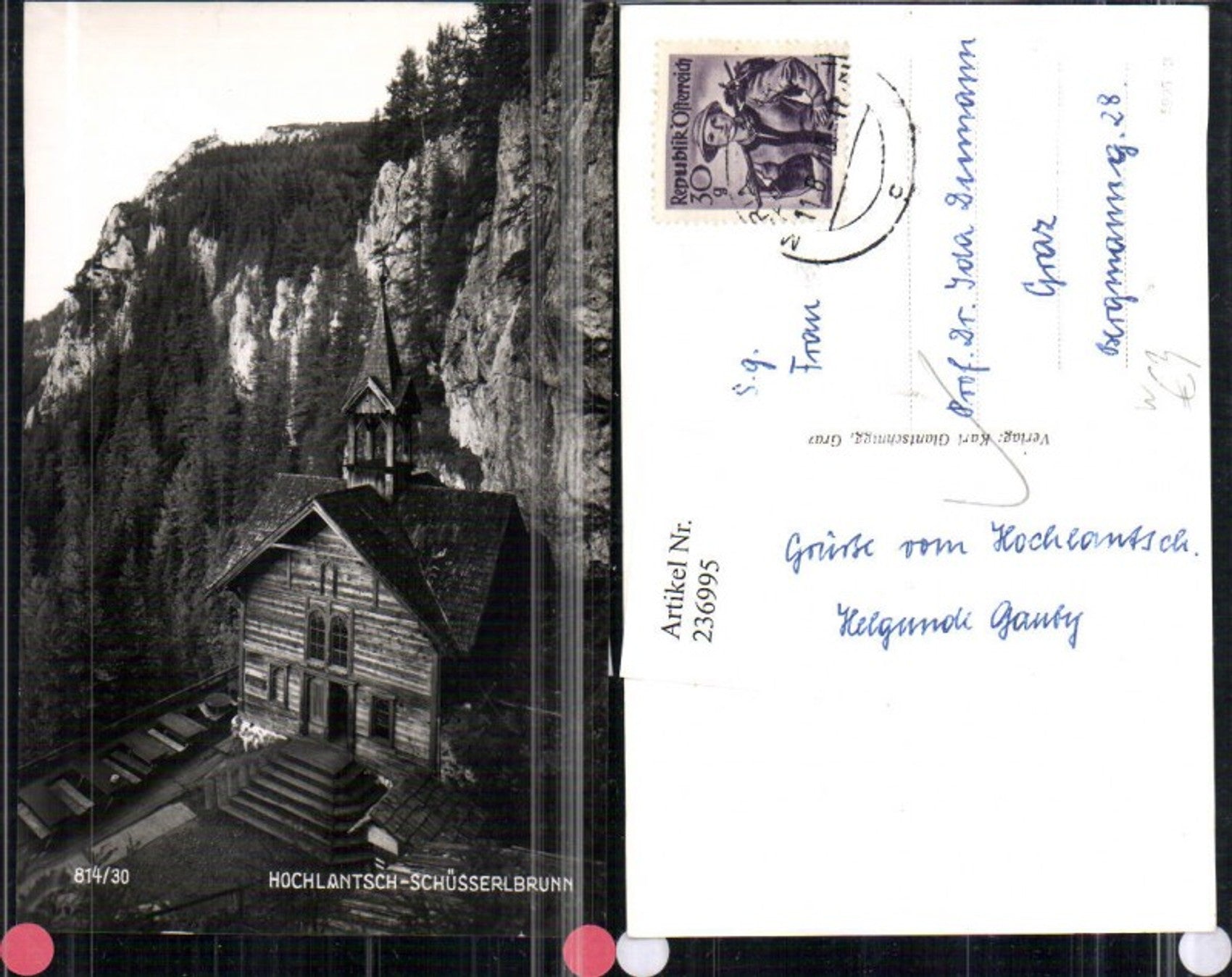 Alte Ansichtskarte – Old Postcard