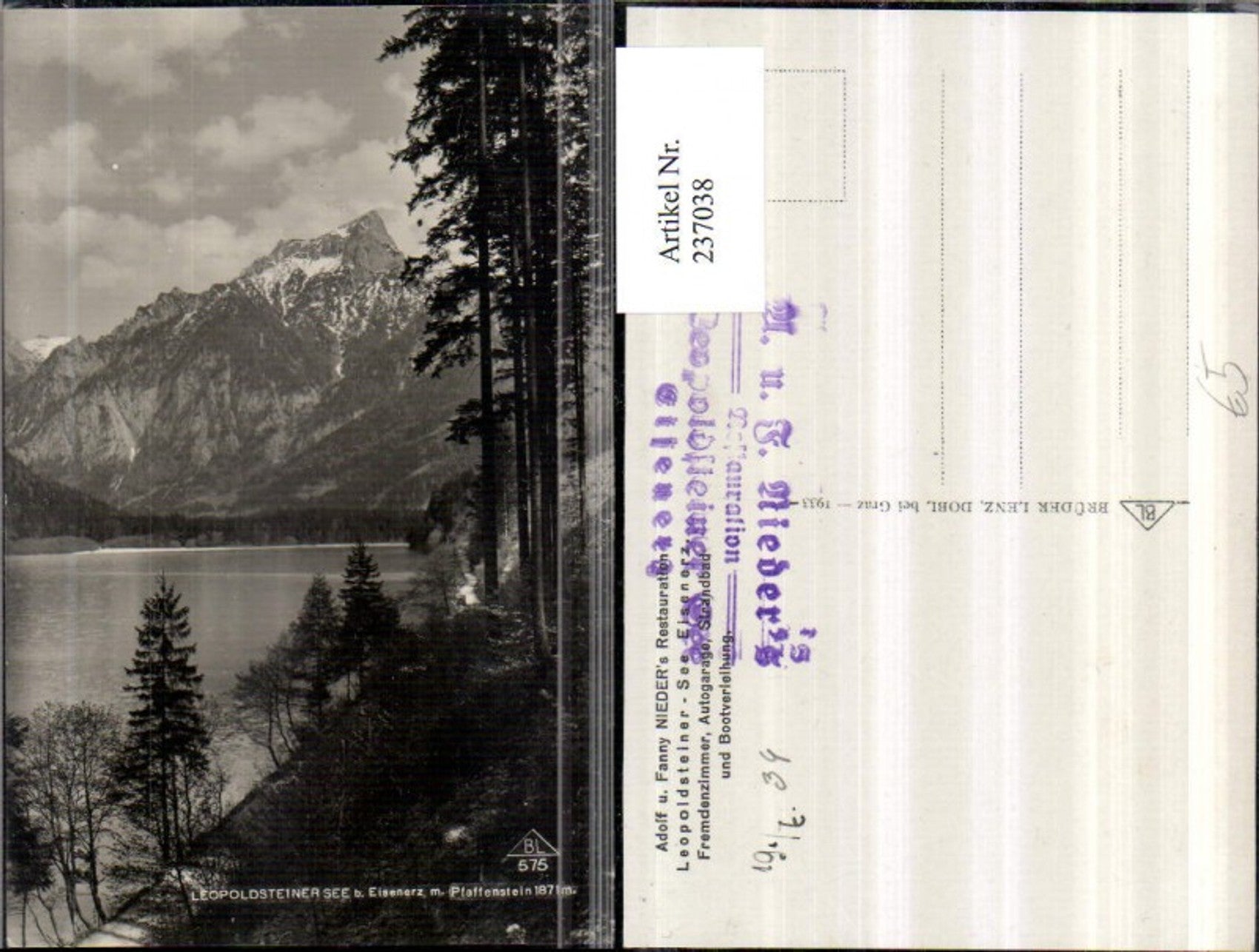 Alte Ansichtskarte – Old Postcard