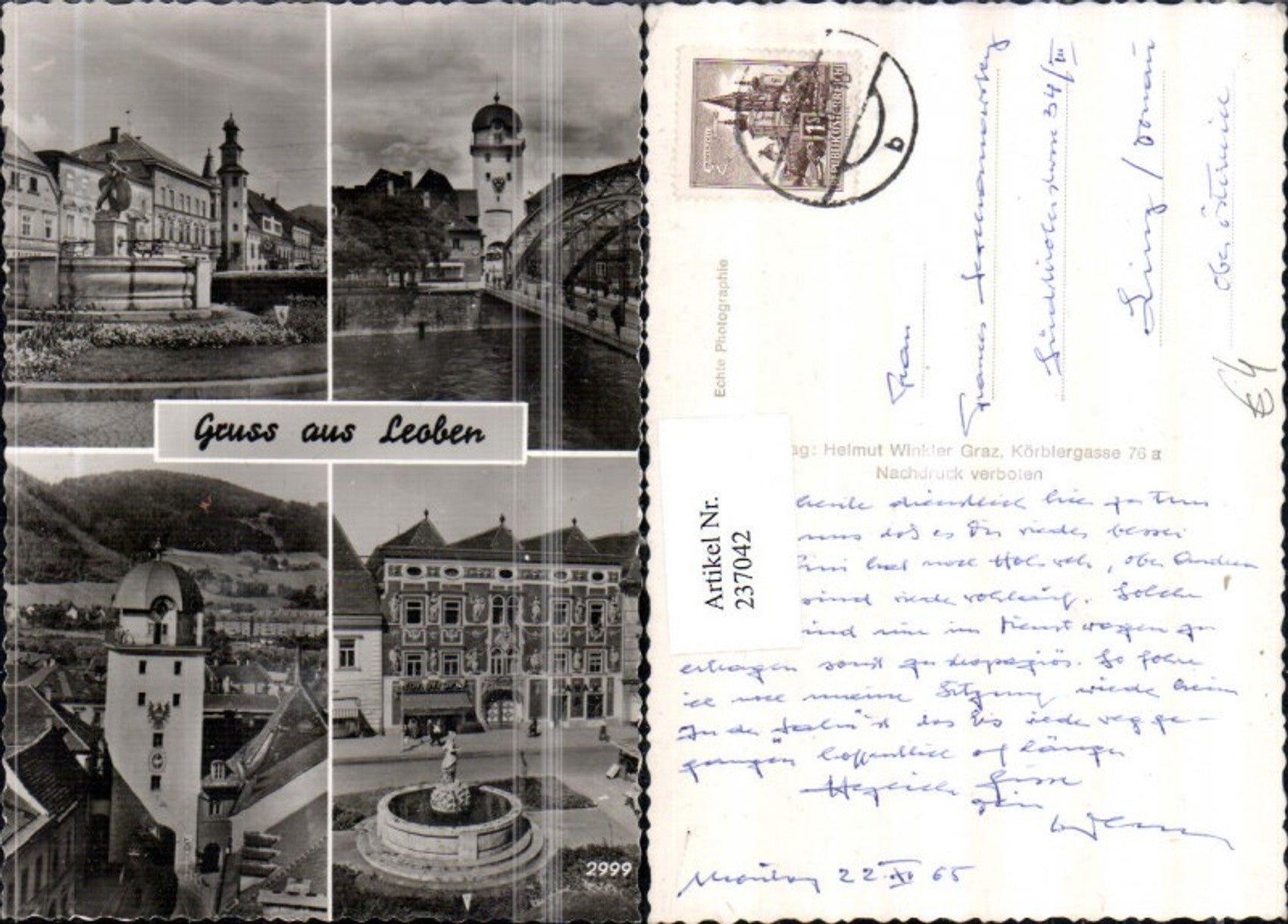 Alte Ansichtskarte – Old Postcard