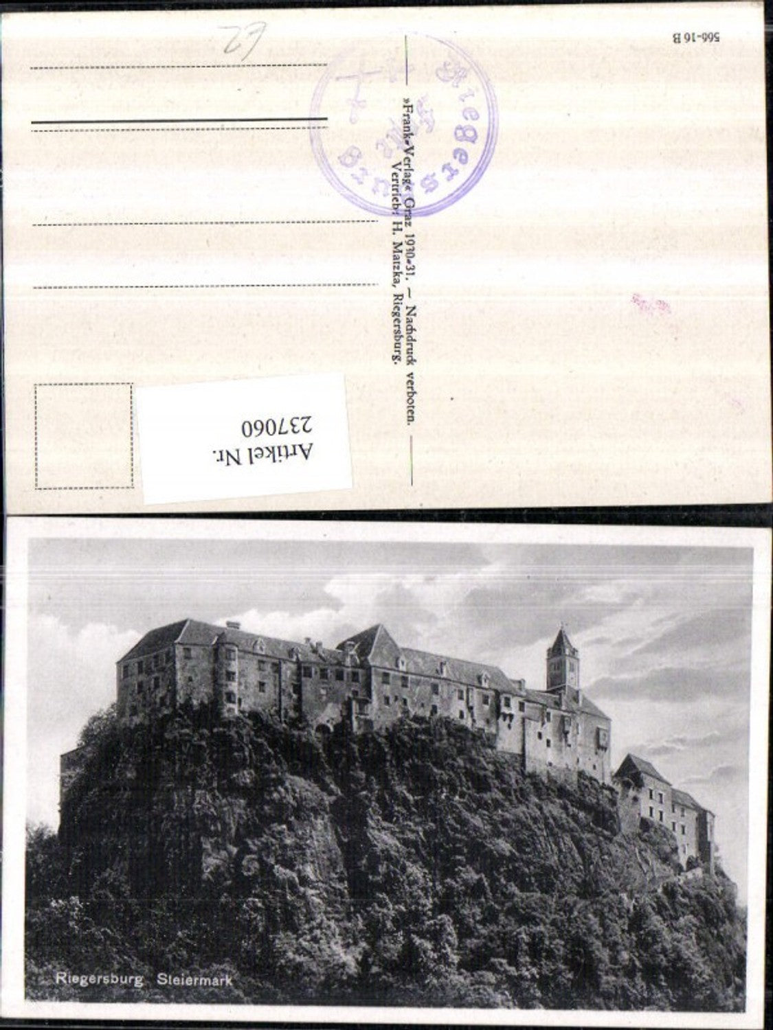 Alte Ansichtskarte – Old Postcard