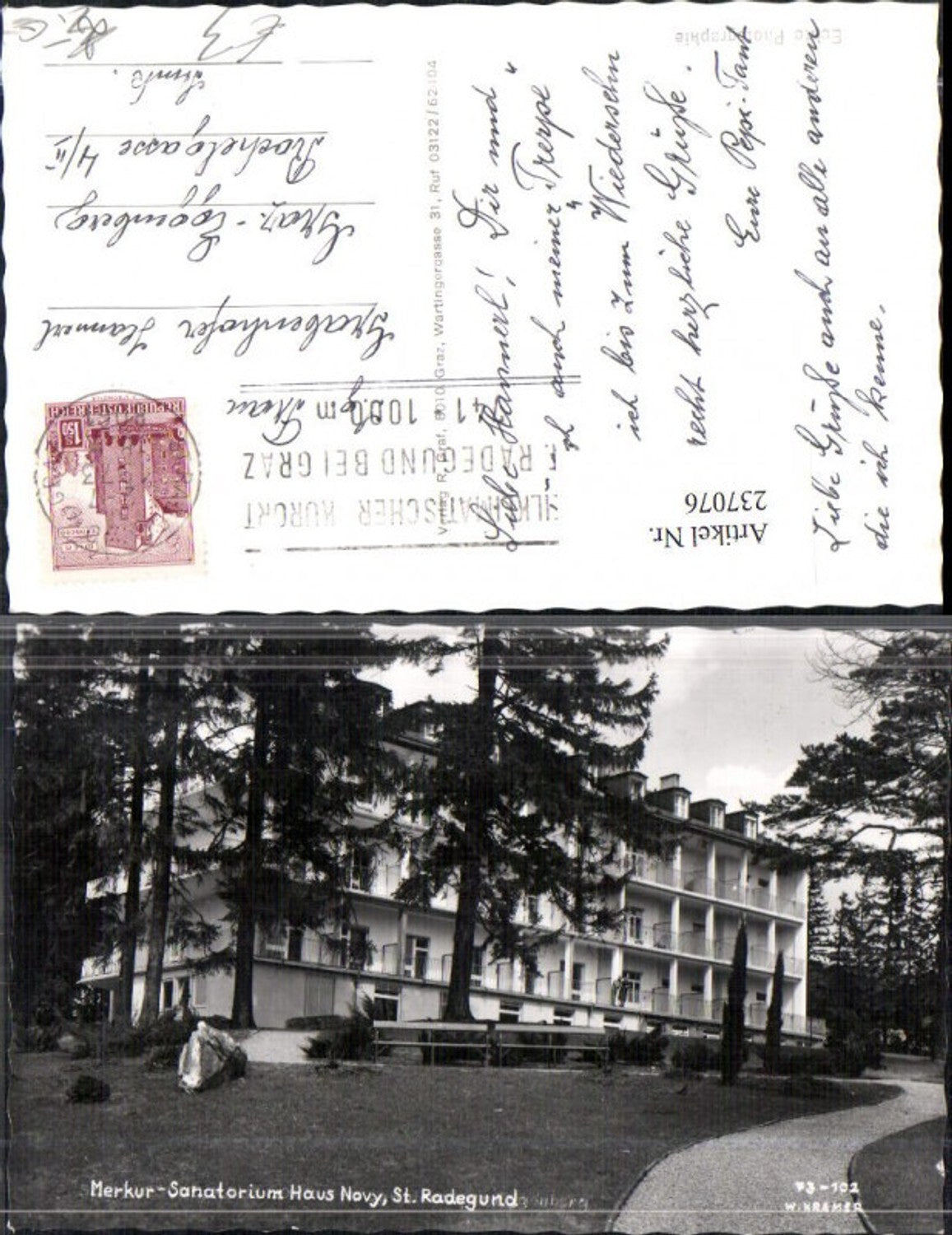 Alte Ansichtskarte – Old Postcard