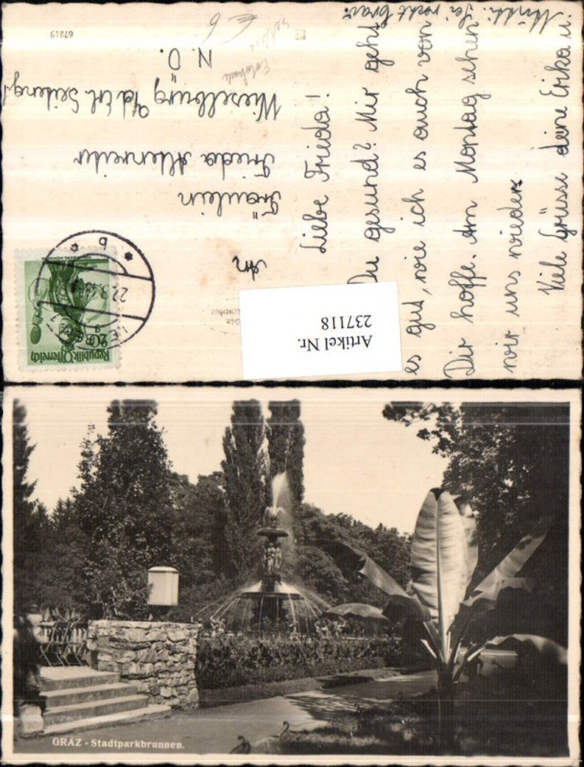 Alte Ansichtskarte – Old Postcard