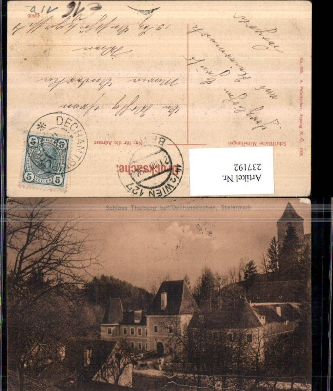 Alte Ansichtskarte – Old Postcard