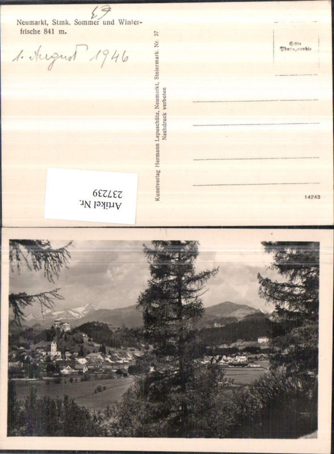 Alte Ansichtskarte – Old Postcard