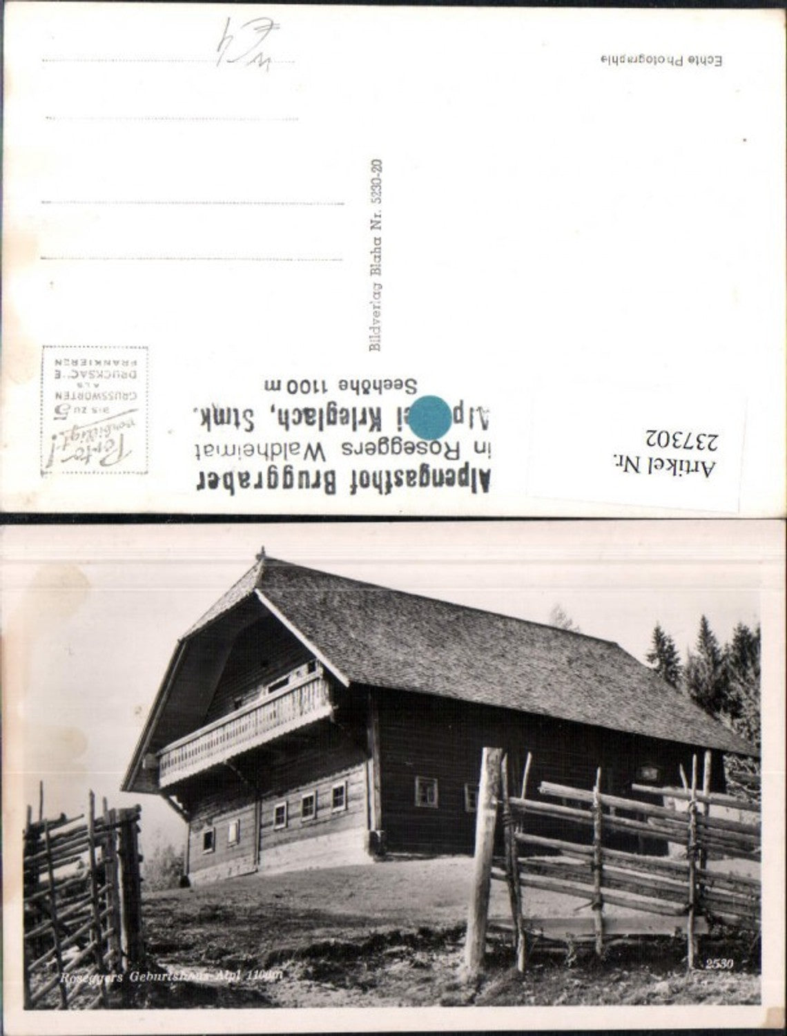 Alte Ansichtskarte – Old Postcard