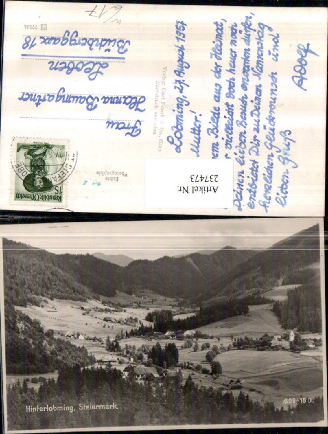 Alte Ansichtskarte – Old Postcard