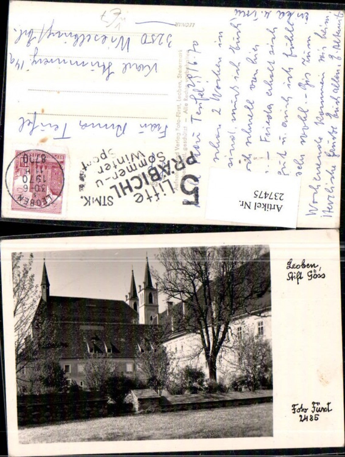 Alte Ansichtskarte – Old Postcard