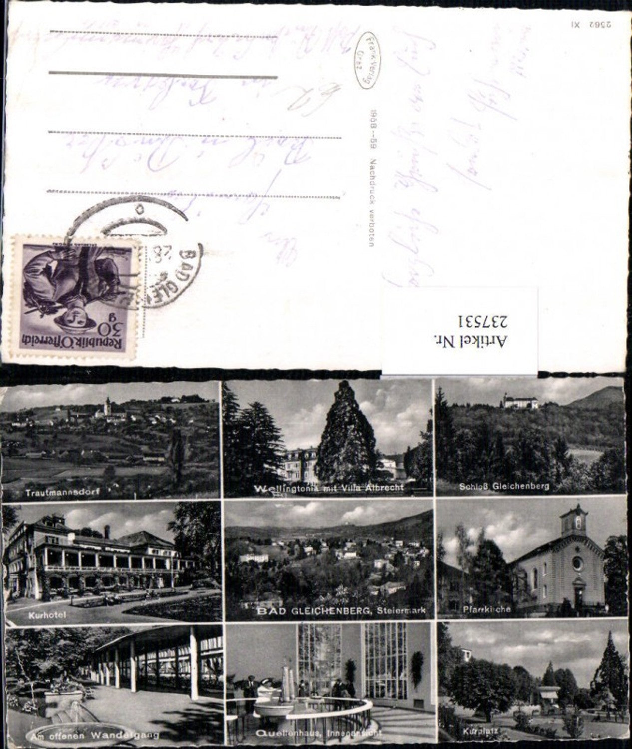 Alte Ansichtskarte – Old Postcard