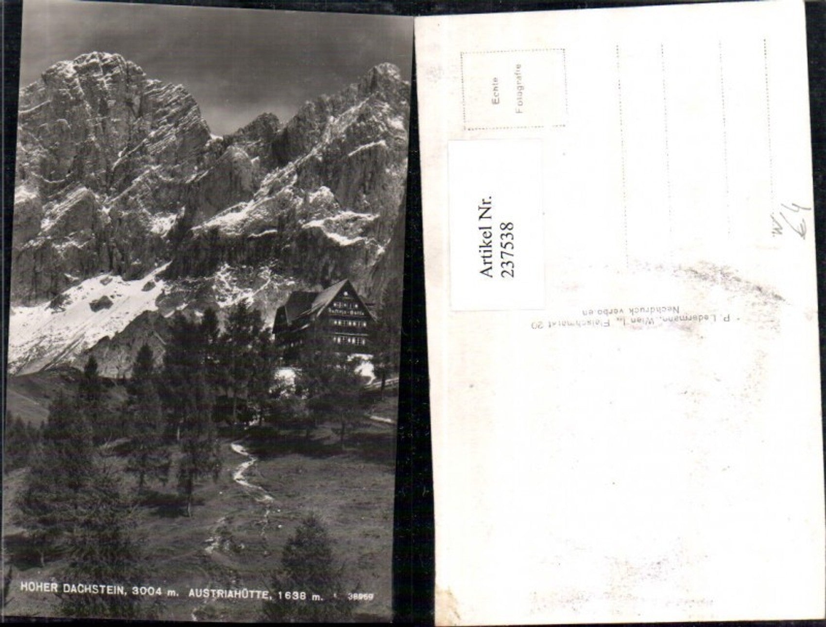 Alte Ansichtskarte – Old Postcard