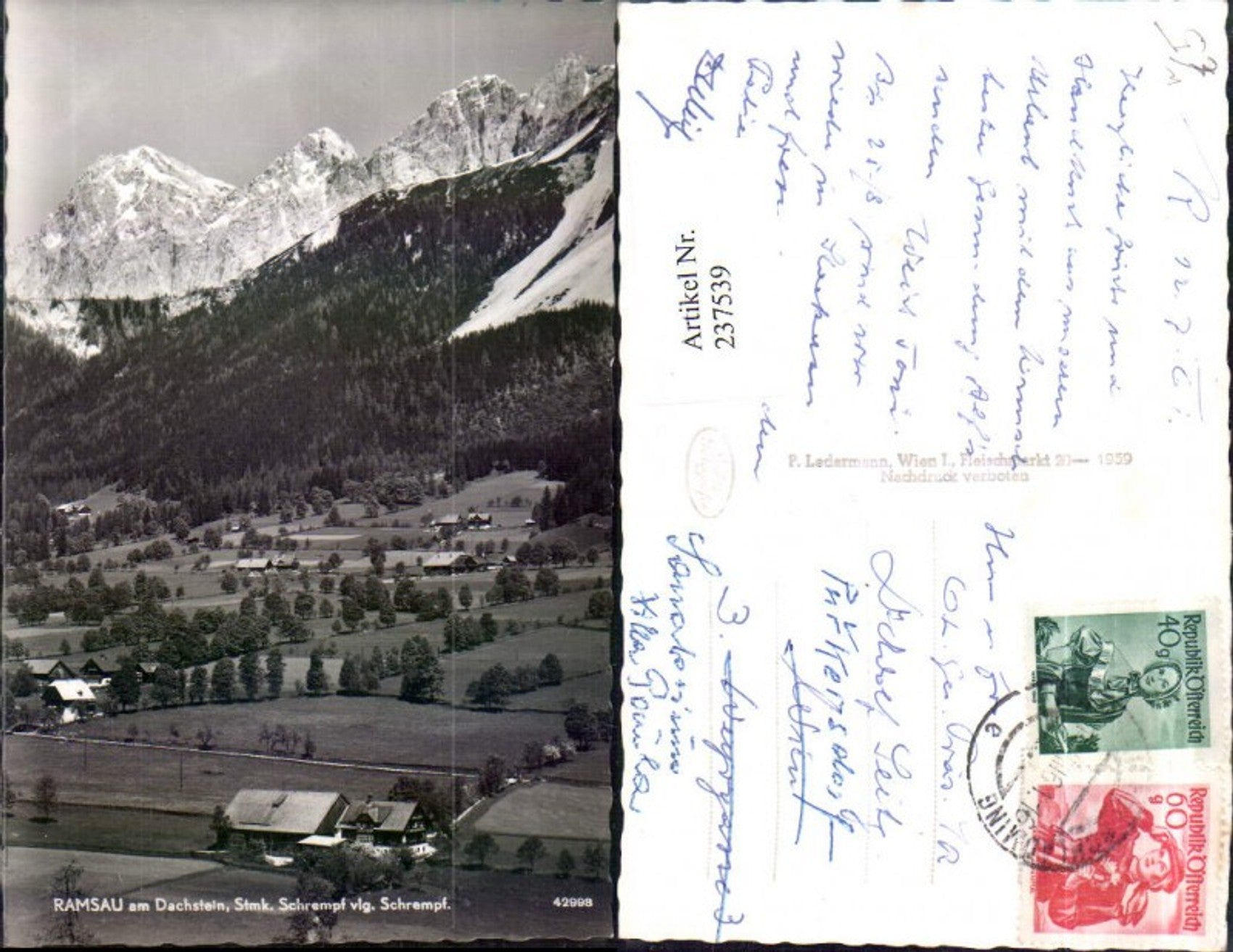 Alte Ansichtskarte – Old Postcard