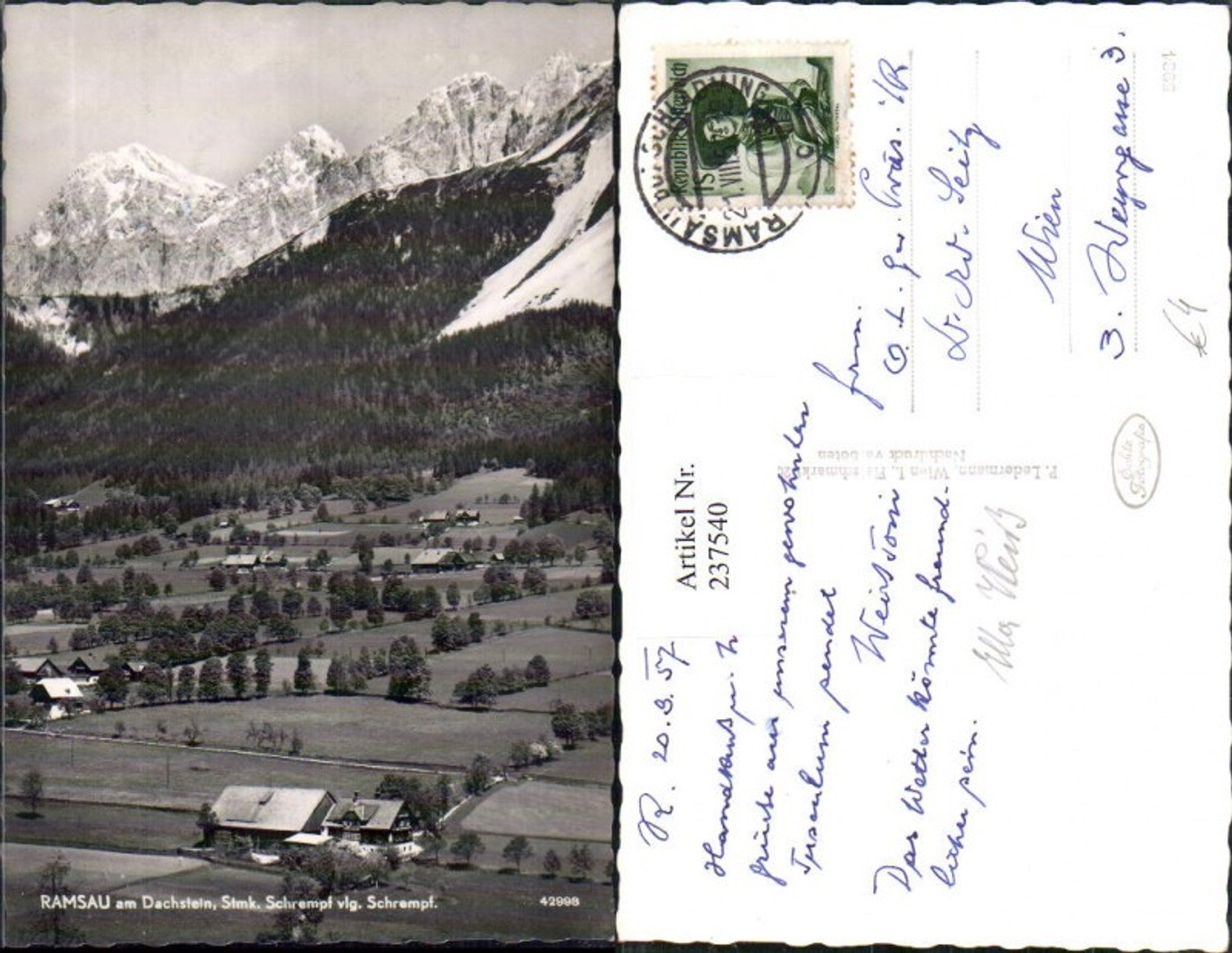 Alte Ansichtskarte – Old Postcard