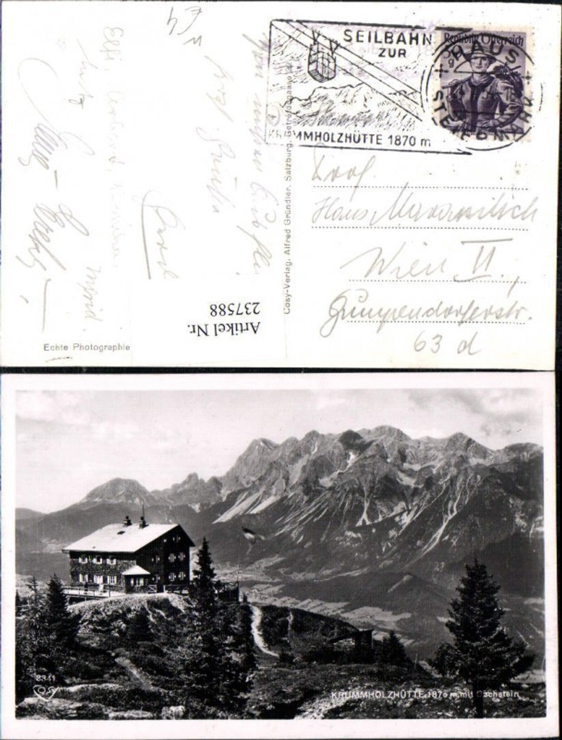 Alte Ansichtskarte – Old Postcard