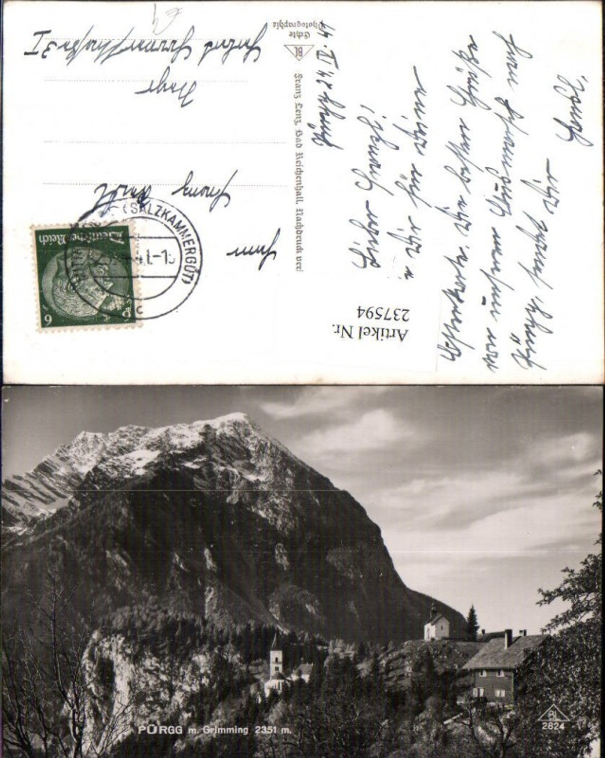 Alte Ansichtskarte – Old Postcard