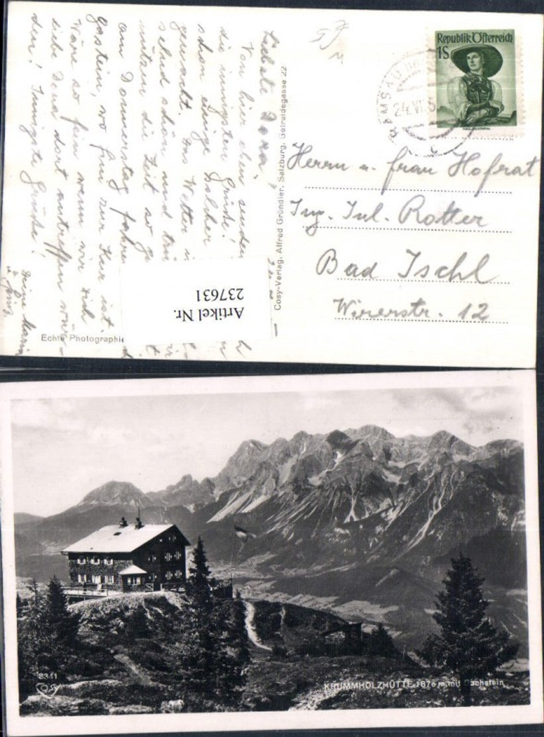 Alte Ansichtskarte – Old Postcard