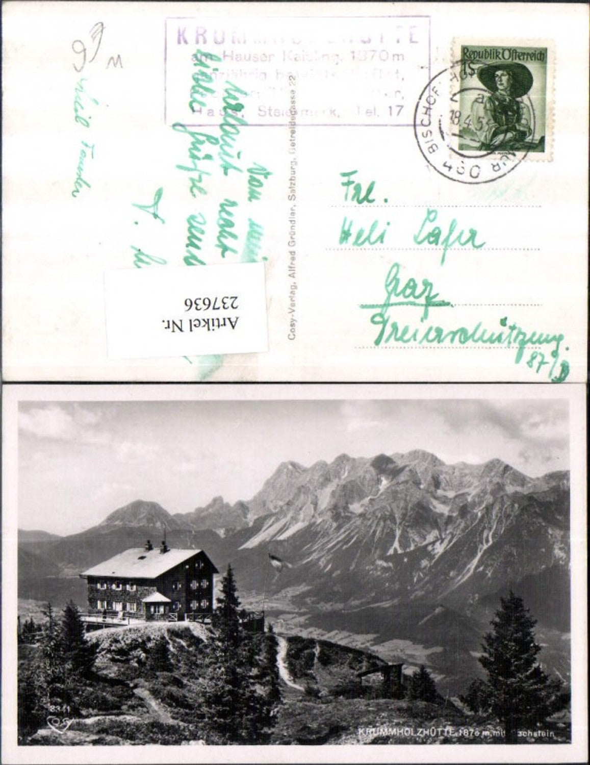 Alte Ansichtskarte – Old Postcard