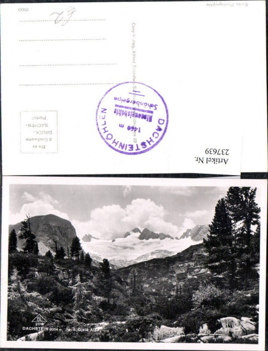 237639,Dachstein von d. Gjaid Alpe Bergkulisse b. Obertraun