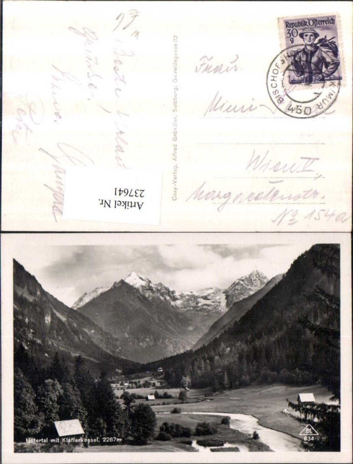 Alte Ansichtskarte – Old Postcard
