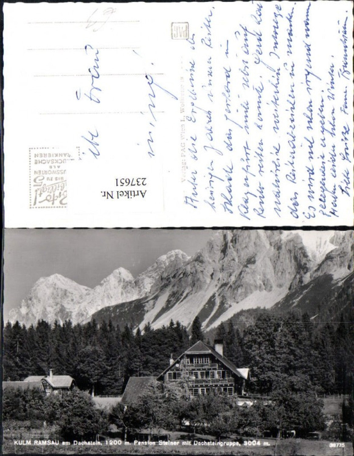 Alte Ansichtskarte – Old Postcard
