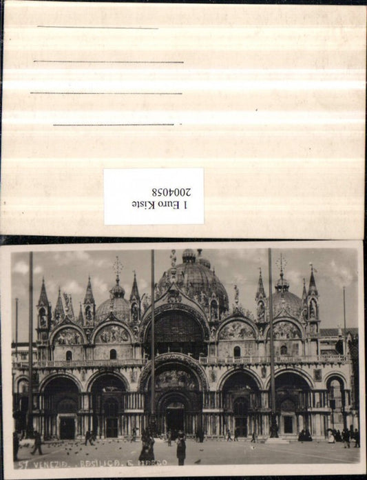 2004058,Venezia Venedig Basilica S. Marco Markuskirche