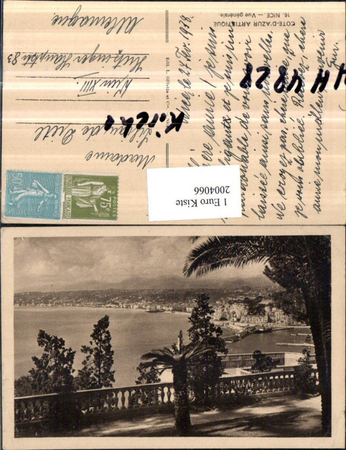 2004066,Cote D'Azur Artistique Nice Totale