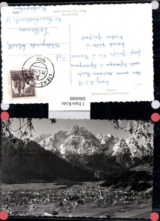 2004080,Lienz Totale in Osttirol Bergkulisse