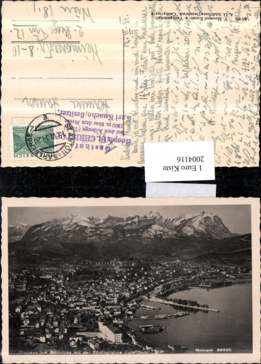 2004116,Bregenz am Bodensee Totale m. d. Säntisgruppe