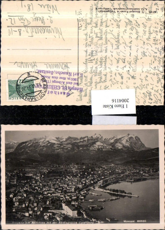 2004116,Bregenz am Bodensee Totale m. d. Säntisgruppe