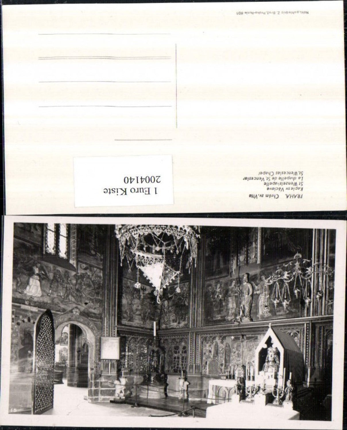 2004140,Praha Prag St. Wenzelskapelle Innenansicht