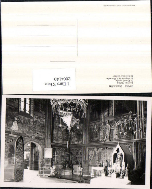 2004140,Praha Prag St. Wenzelskapelle Innenansicht