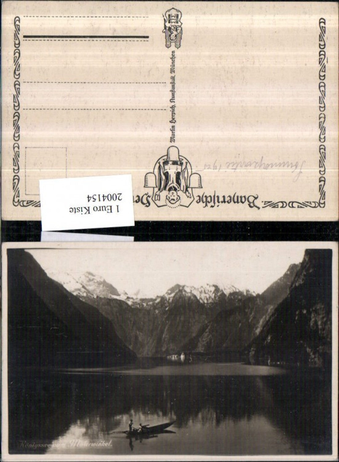2004154,Königssee b. Schönau vom Malerwinkel Bergkulisse