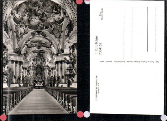 2004165,Klosterkirche Zwiefalten Innenansicht