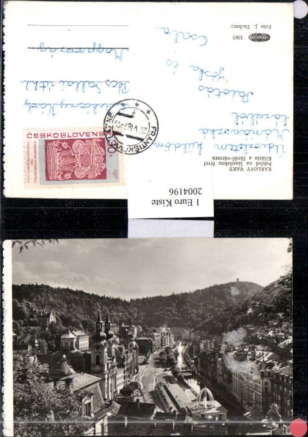 2004196,Karlovy Vary Karlsbad Kilatas a fürö-varosra Teilansicht