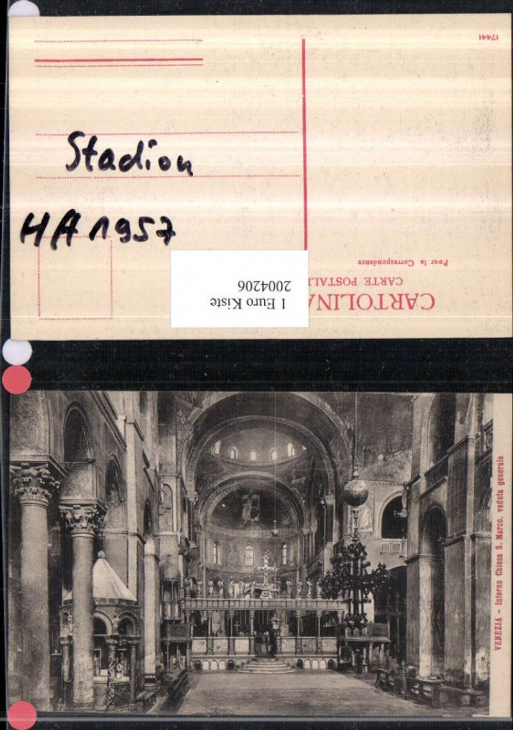 2004206,Venezia Venedig Interno Chiesa San Marco Kirche Innenansicht