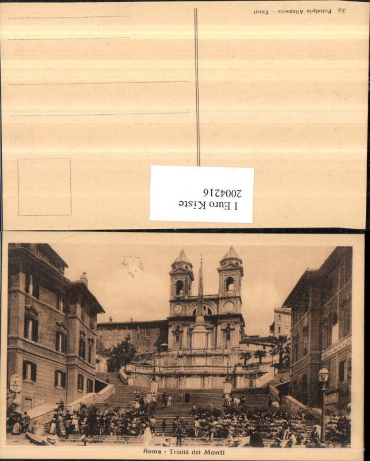 2004216,Roma Rom Trinita die Monti Kirche