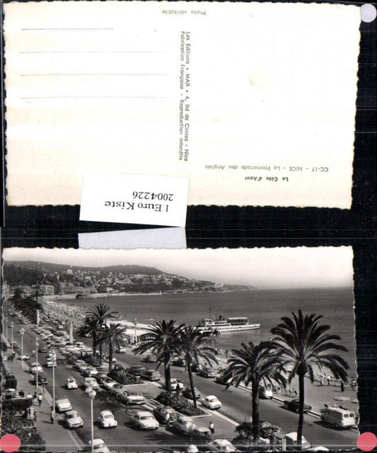 2004226,Le Cote d'Azur Nice La Promenade des Anglais Palmen