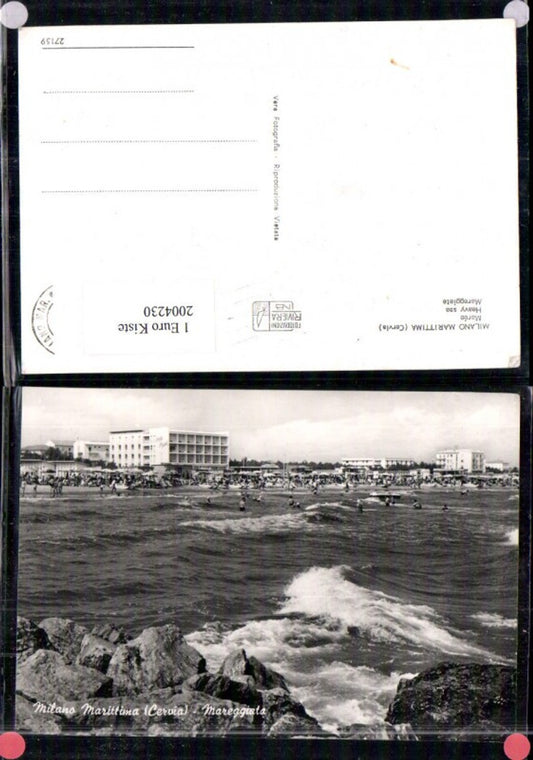 2004230,Milano Marittima Cervia Mareggiata Wellen Strand