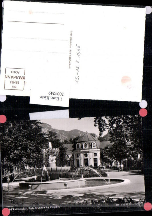 2004249,Bad Reichenhall Sole-Brunnen im Kurpark