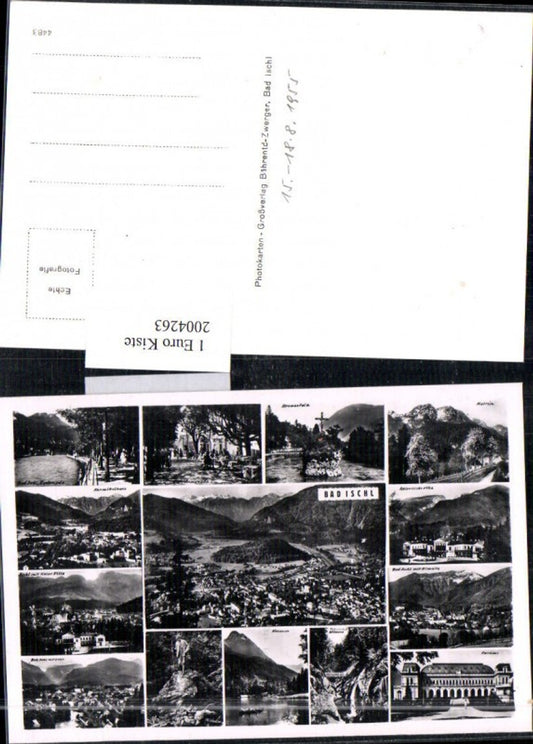 2004263,Bad Ischl Totale Kreuzstein Katrin Kurhaus Kaiservilla Mehrbildkarte