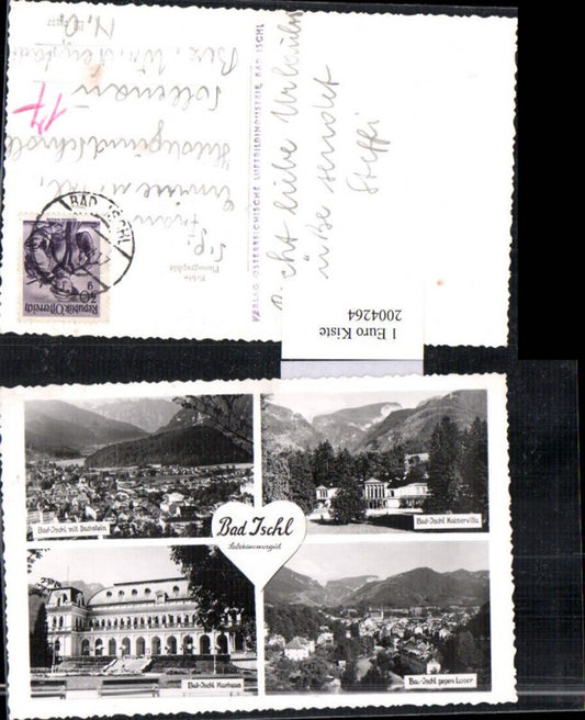 2004264,Bad Ischl Totale m. Dachstein Kaiservilla Kurhaus Loser Mehrbildkarte
