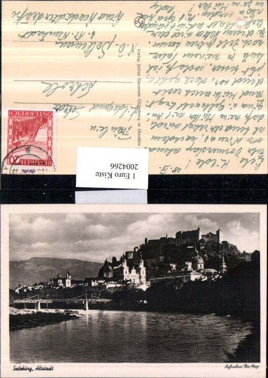 2004266,Salzburg Altstadt Teilansicht m. Festung