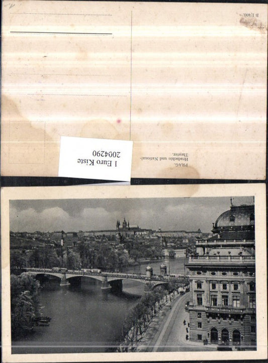 2004290,Praha Prag Hradschin u. National-Theater