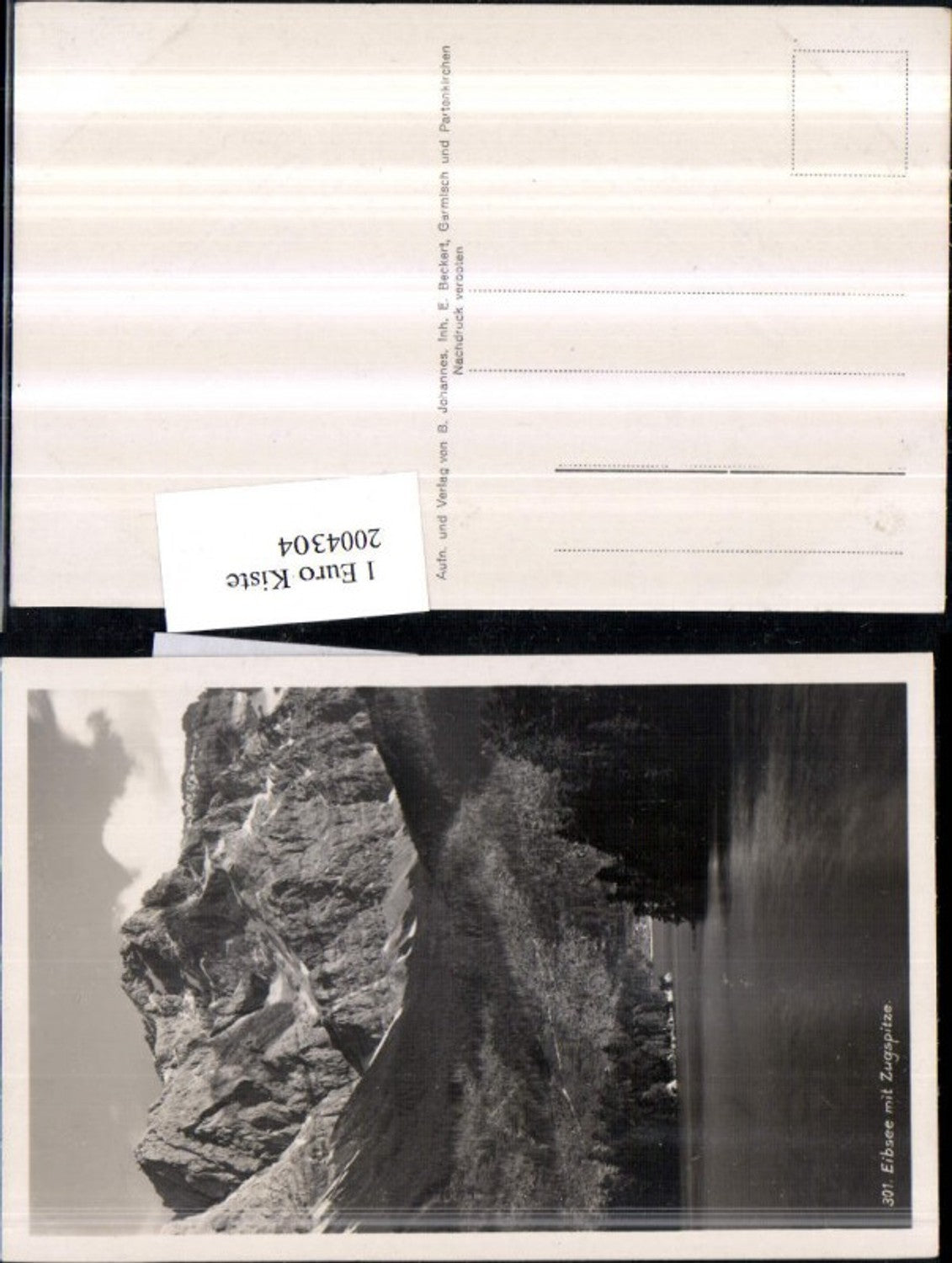 2004304,Eibsee m. Zugspitze b. Grainau