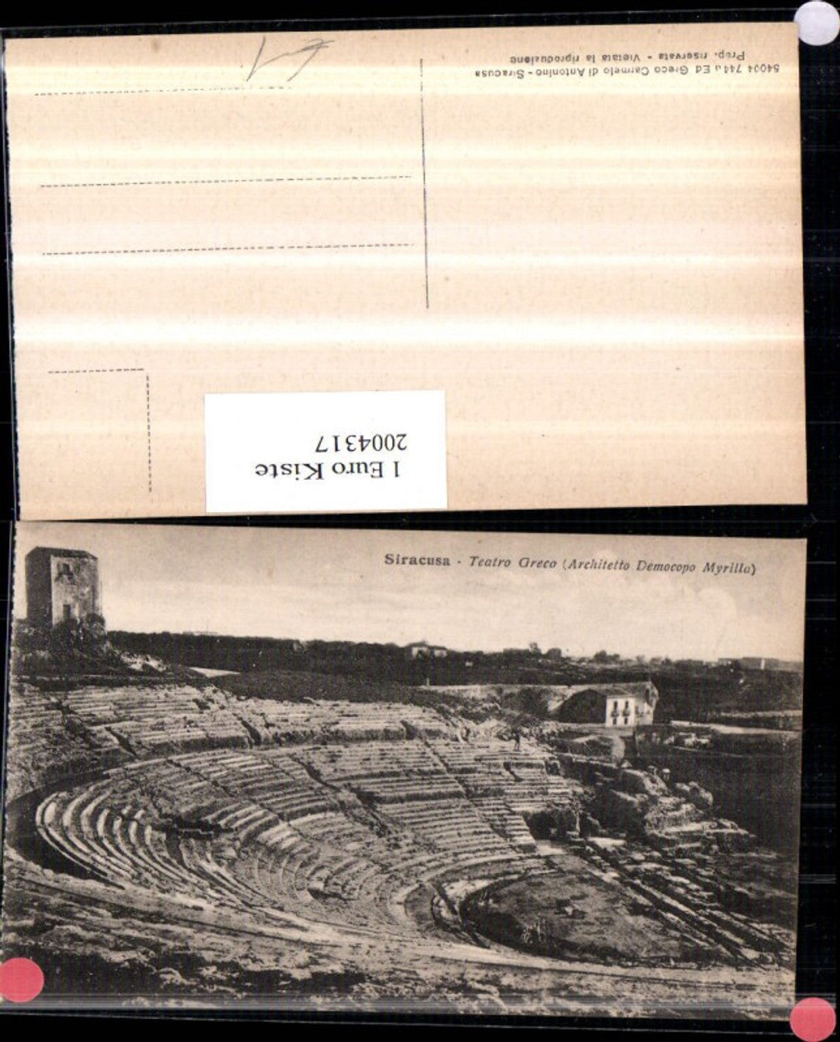 2004317,Siracusa Teatro Greco Architetto Democopo Myrilla