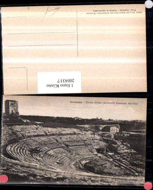 2004317,Siracusa Teatro Greco Architetto Democopo Myrilla