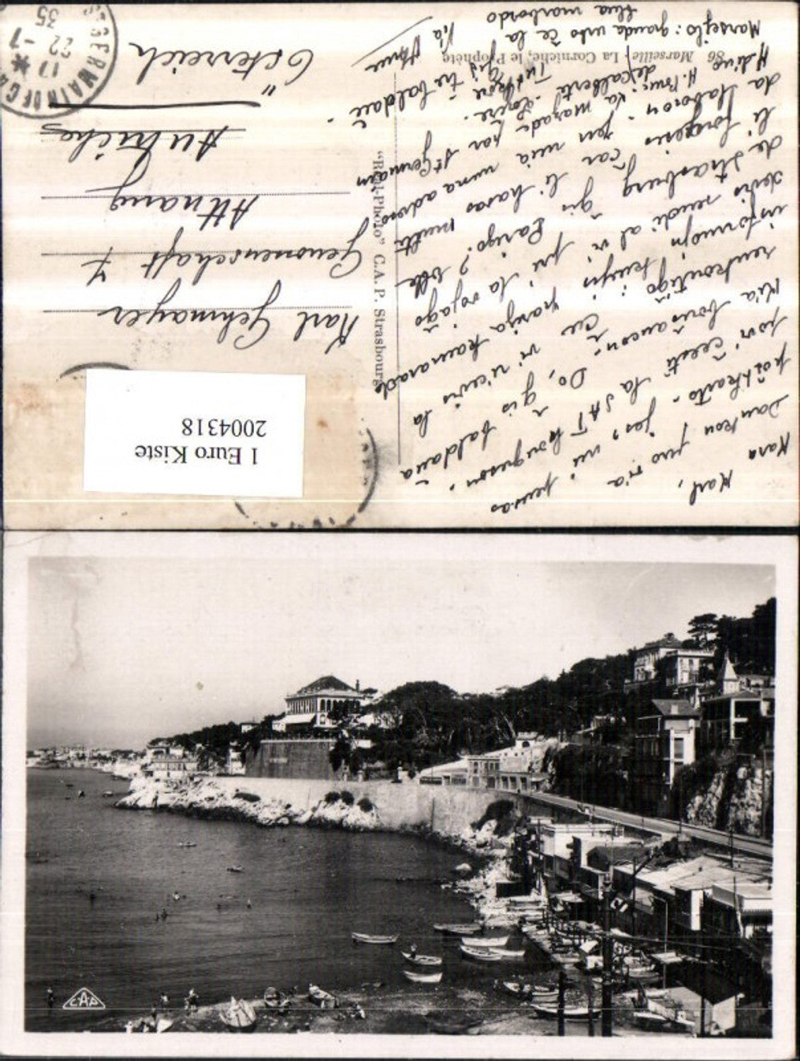 2004318,Marseille La Corniche le Prophete Parite