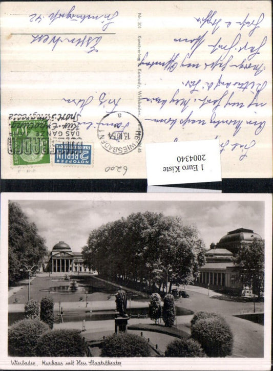 2004340,Wiesbaden Kurhaus m. Staatstheater